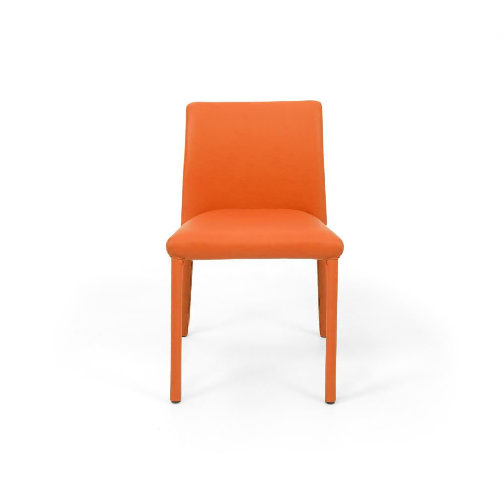 Silla Infantil Lugo Kids Naranja En Cuero img #2