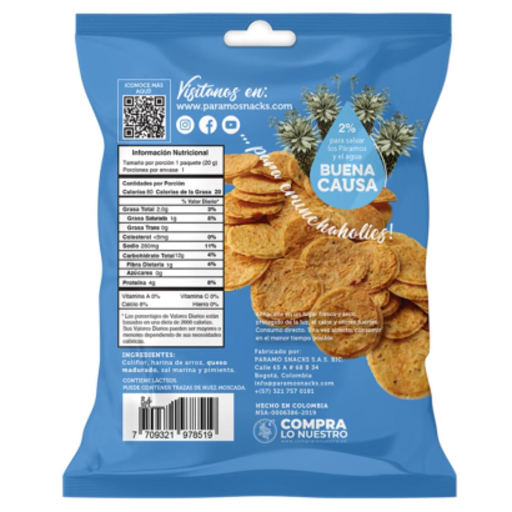 12 Pack Snacks Coliflor Con Queso Horneado img #2