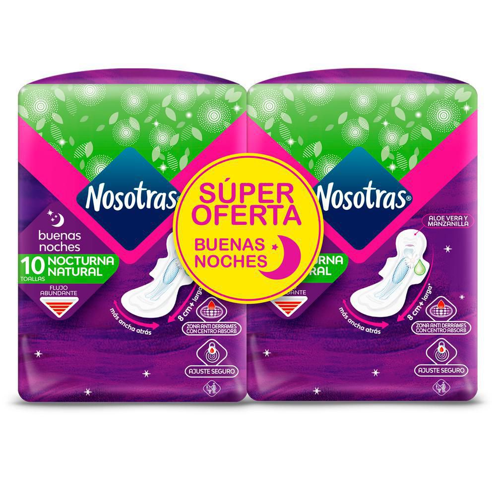 Toallas Higienicas Buenas Noch NOSOTRAS 20 und img #1