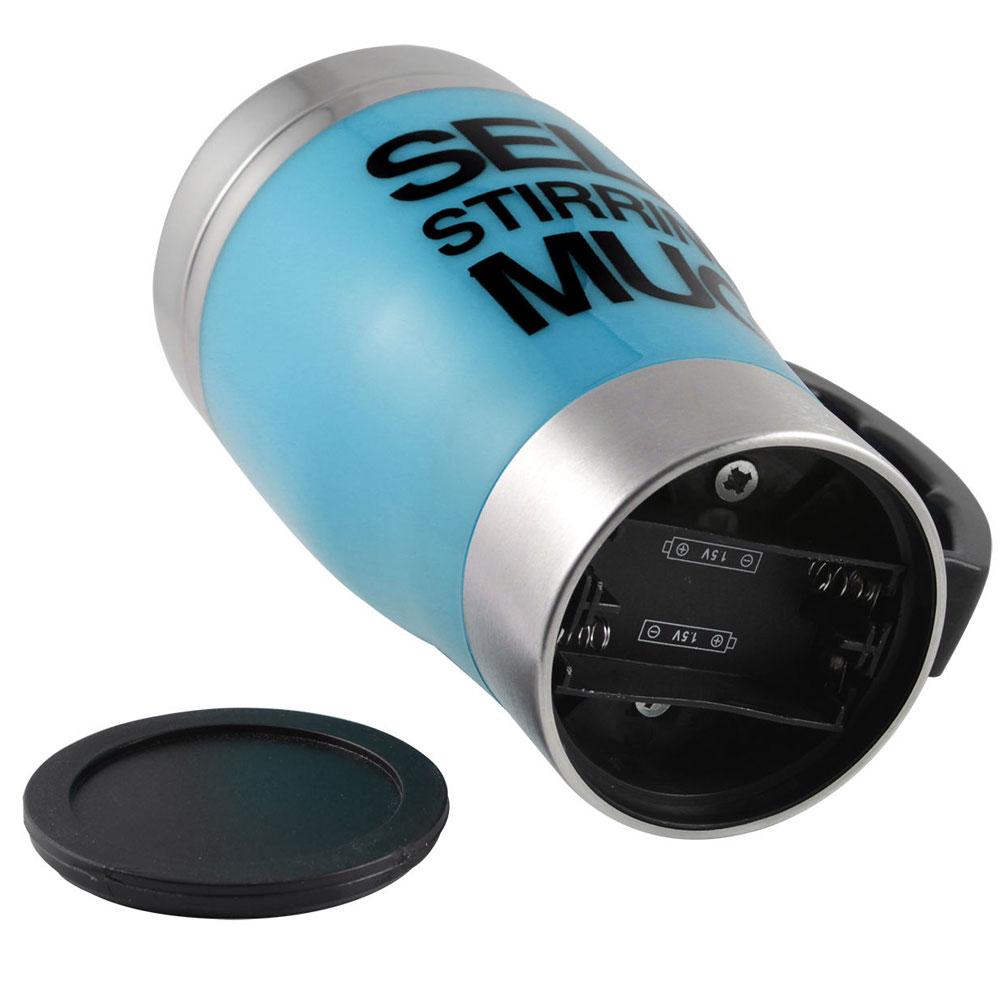 Vaso Mug Gr 350Ml Diseño Termo Azul Mezclador Eléctrico Inalámbrico img #2