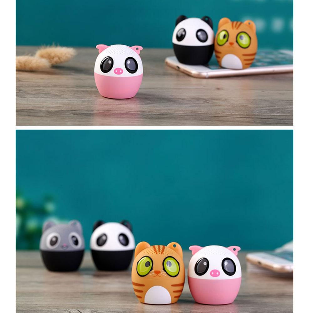 Mini Parlante Socket Bm6d Diseño Ratón Gris Bluetooth 3W Portátil img #3