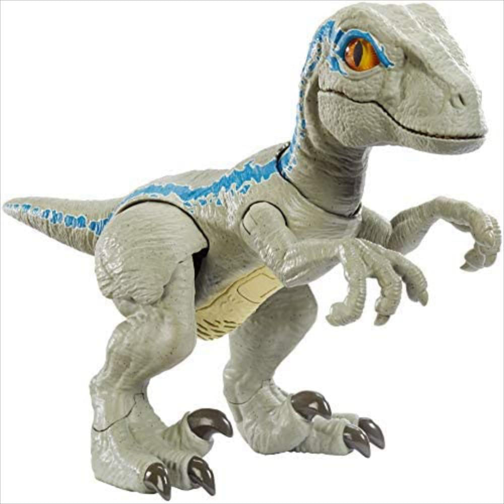 Velociraptor Azul Con Resorte Activado Efectos De Sonido. img #1