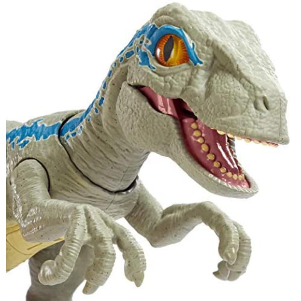 Velociraptor Azul Con Resorte Activado Efectos De Sonido. img #3