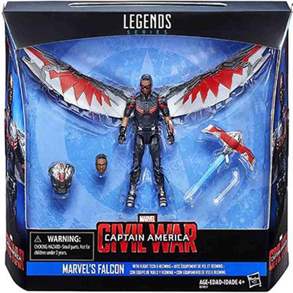 Marvel Legends Falcon Con Tecnologia De Vuelo Y Redwing img #1