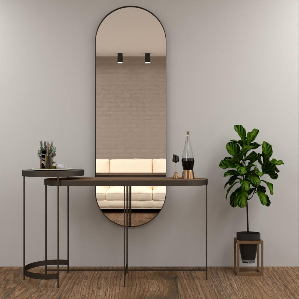 Combo Ancona Para Sala, Incluye Un Espejo Y Dos Mesas Auxiliares img #2