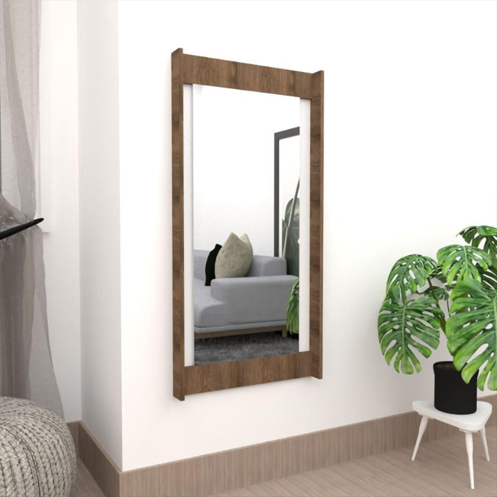 Espejo Rectangular Scala, Caramelo, Con Marco Aglomerado Mdp 100 img #3