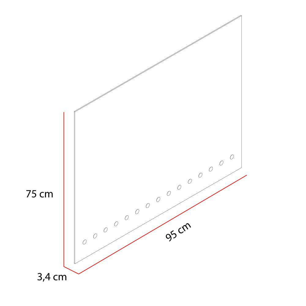 Espejo Rectangular Osiris, Gris, Con Luz Led img #5