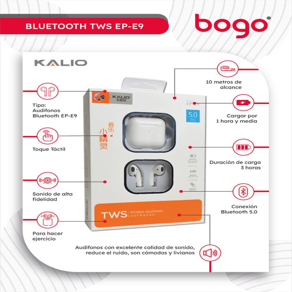 Audifonos Auriculares Bluetooth Kalio Ep E9 Inalámbricos img #4