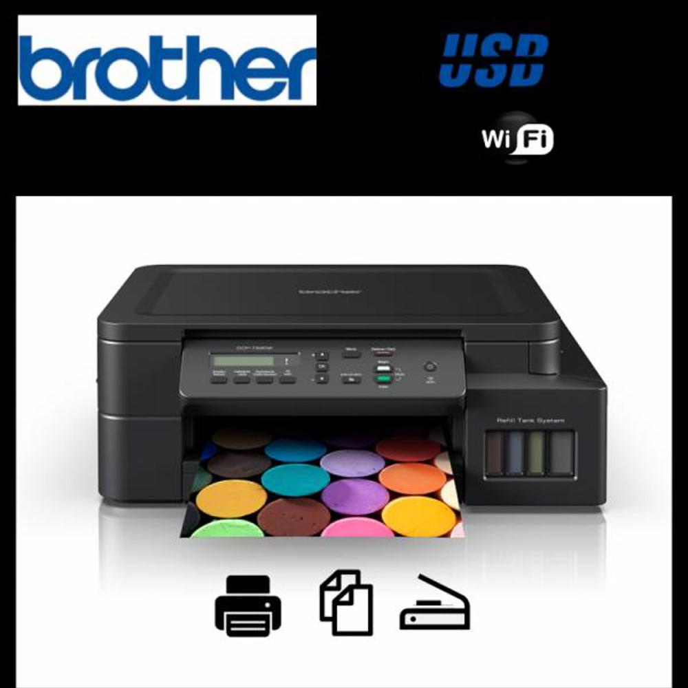 Impresora Multifuncional Color Brother T520w Wifi Amplia New img #1
