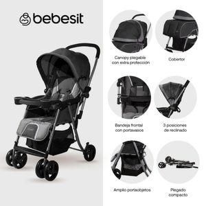 Coche Twister Gray BEBESIT 5224GY