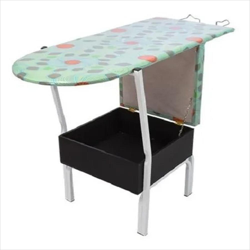 Mesa De Planchar Con Cajon Y Silla Multiusos Planchado Hogar img #1