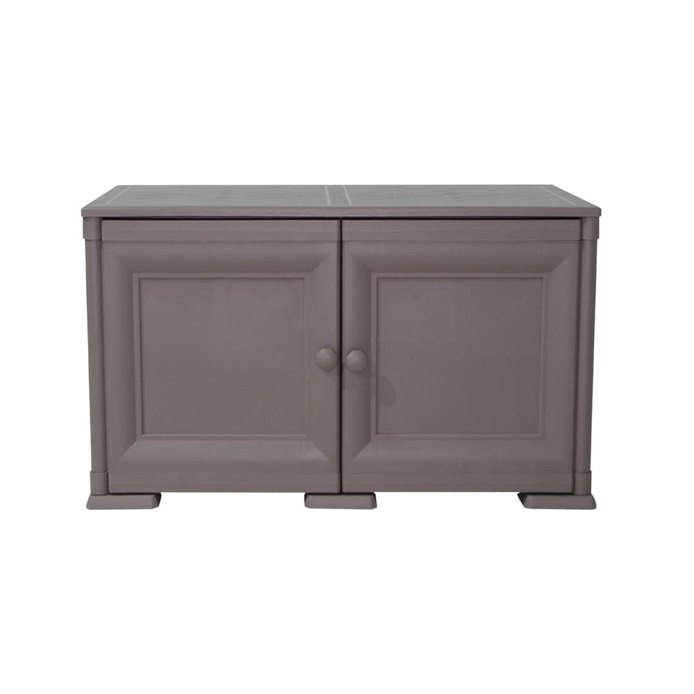 Mueble Organizador Elegance Liso Goya, Cocoa, Con Dos Puertas Batientes img #4