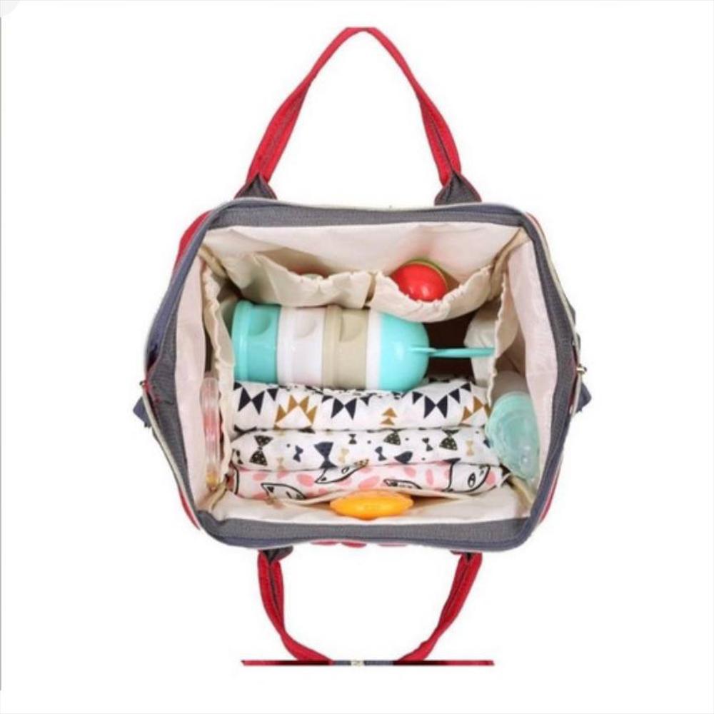 Pañalera Tipo Morral Para Bebes Rosado img #3