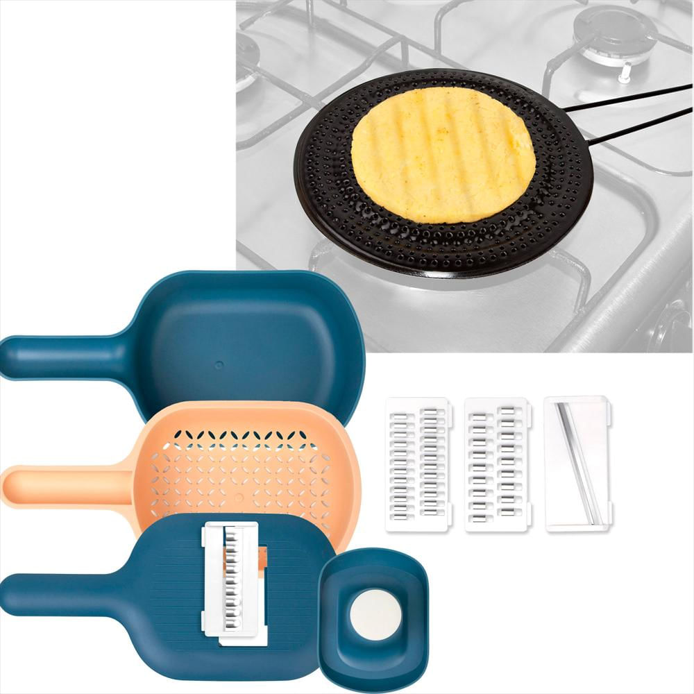 Combo: Rallador 6En1 Con Recipiente + Disco Mágico Chef Master img #3