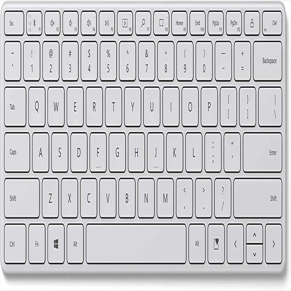 Teclado Bluetooth Microsoft Desig Compact Glaciar 21Y 00033 img #2