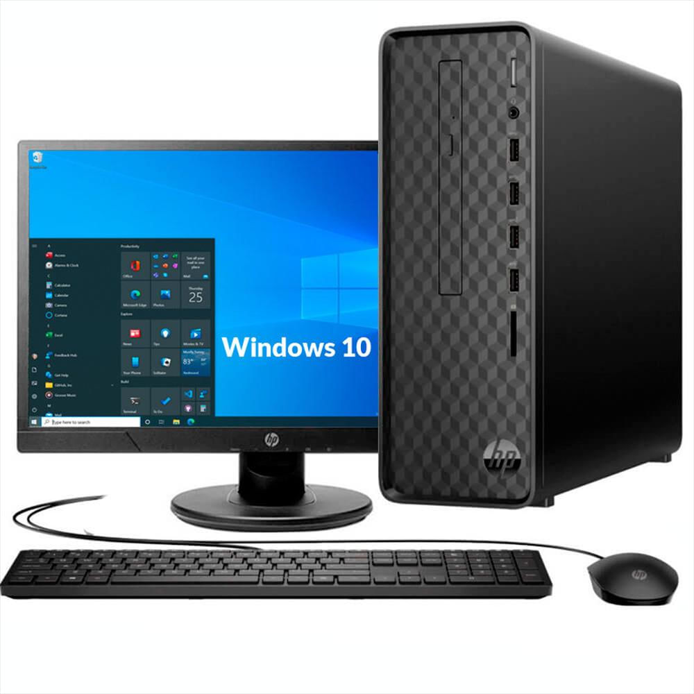 Computador Hp Slim Intel Pentium 8Gb 1Tb +480 Win10 +Monitor img #1