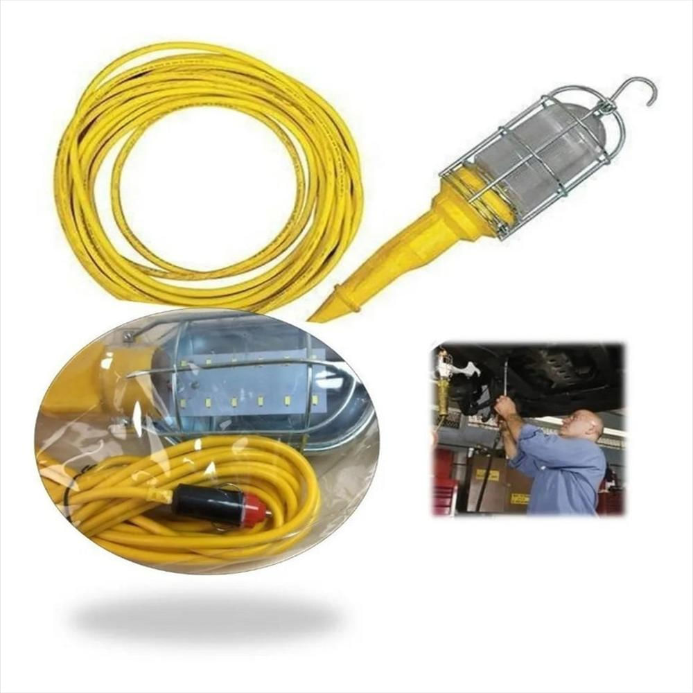 Extensión Para Carro O Taller Lámpara De Trabajo Emergencia img #1