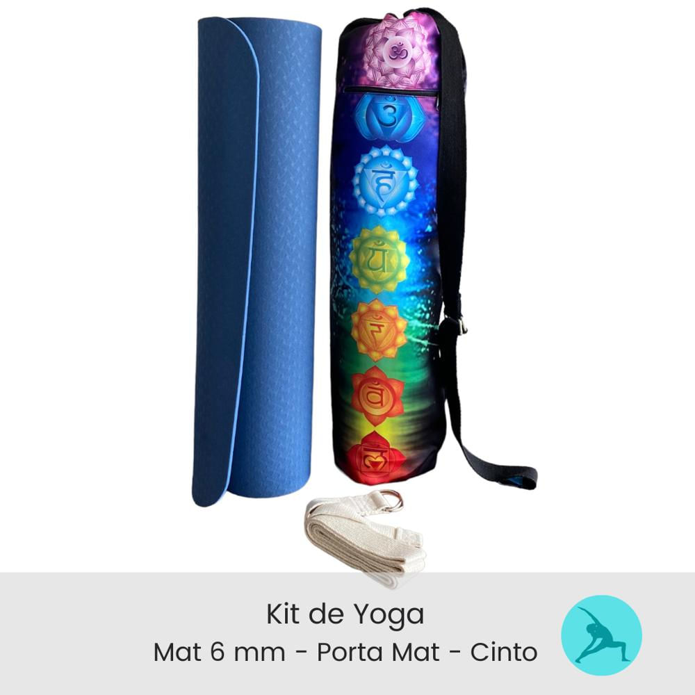 Kit Para Yoga Mat 6 Mm + Bolso Portamat + Cinto 2,5 Mt img #1