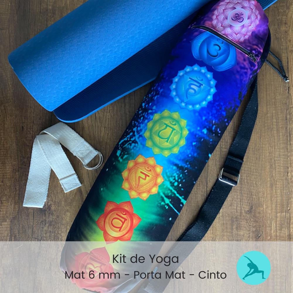 Kit Para Yoga Mat 6 Mm + Bolso Portamat + Cinto 2,5 Mt img #2
