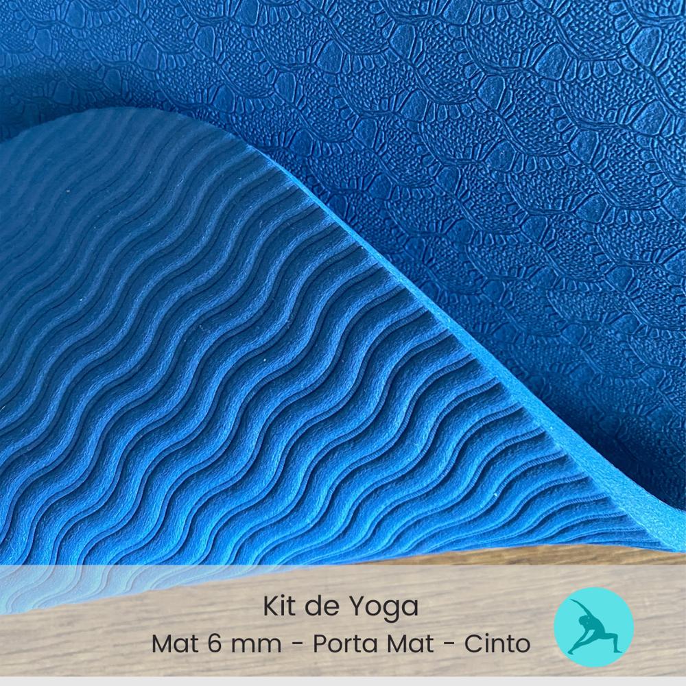 Kit Para Yoga Mat 6 Mm + Bolso Portamat + Cinto 2,5 Mt img #3