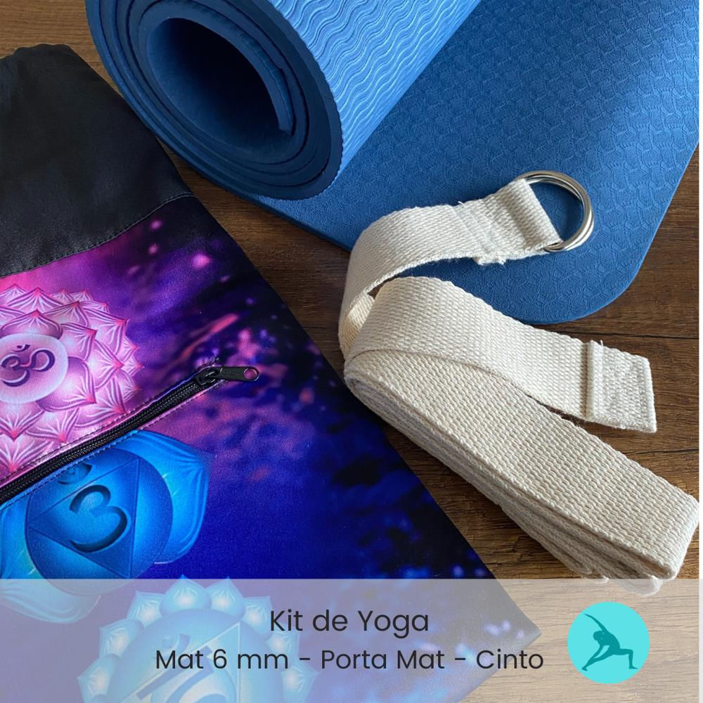 Kit Para Yoga Mat 6 Mm + Bolso Portamat + Cinto 2,5 Mt img #4