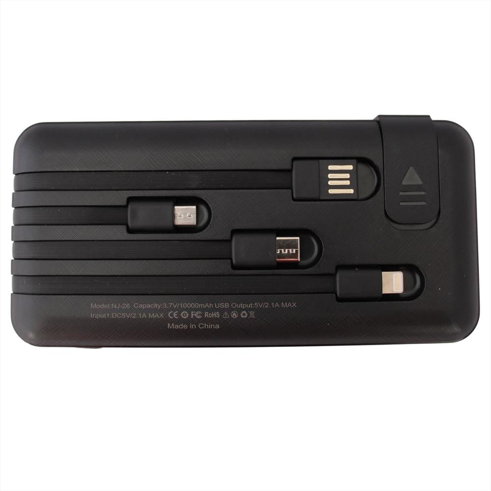 Power Bank Batería Portátil 10000 Mah 4 Cables img #4