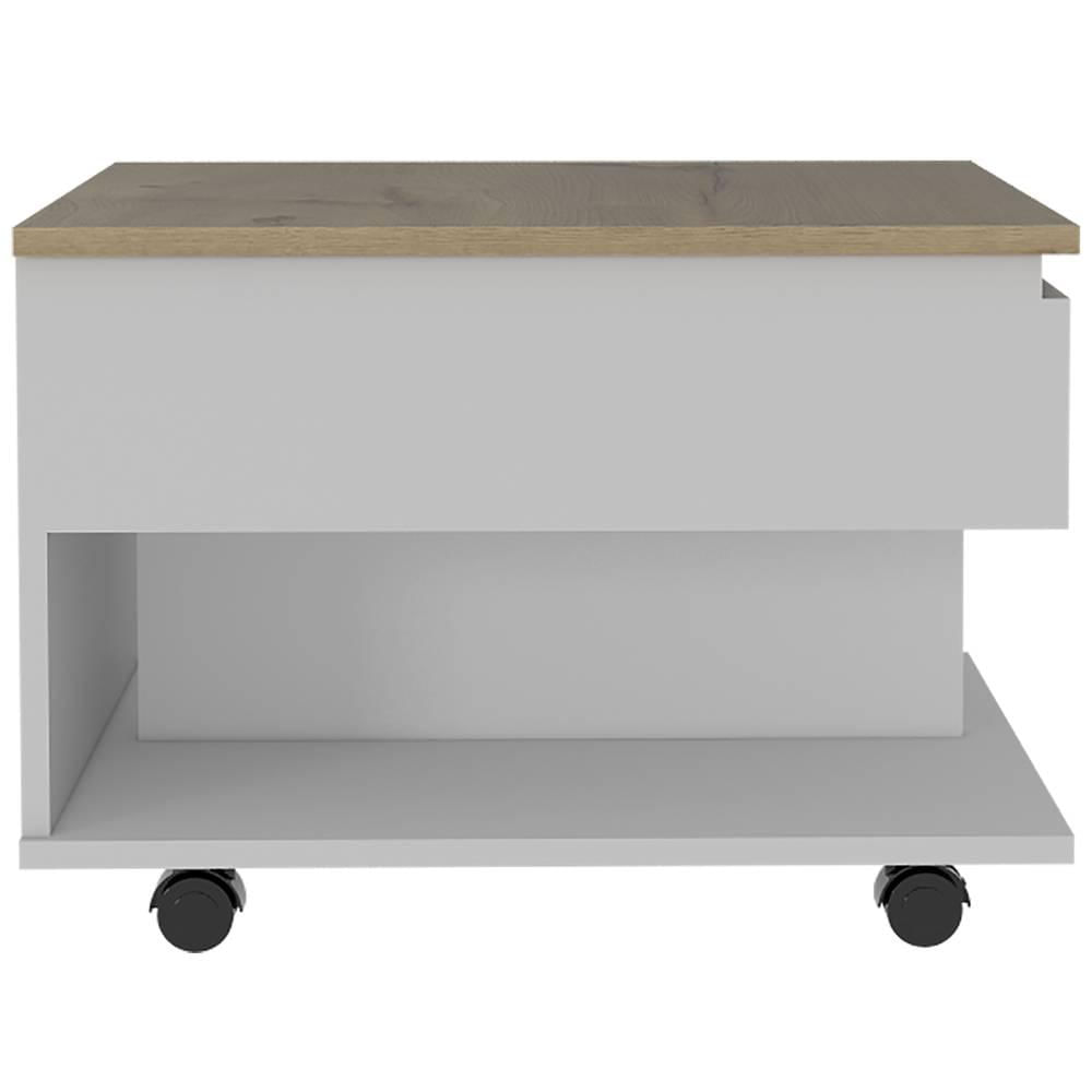 Mesa Luanda Duna Y Blanco 55 Cm Transformable img #2