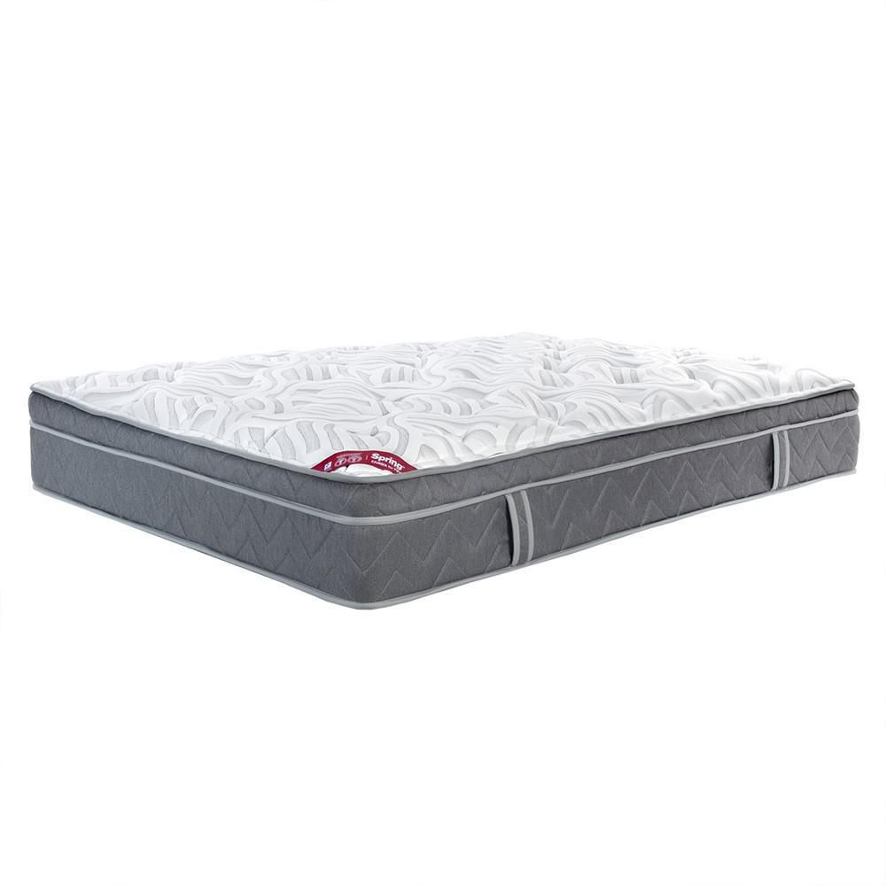 Colchon+Base Cama SPRING Sencillo (100 x 190 cm) Infiniti Resortado Semisuave img #2