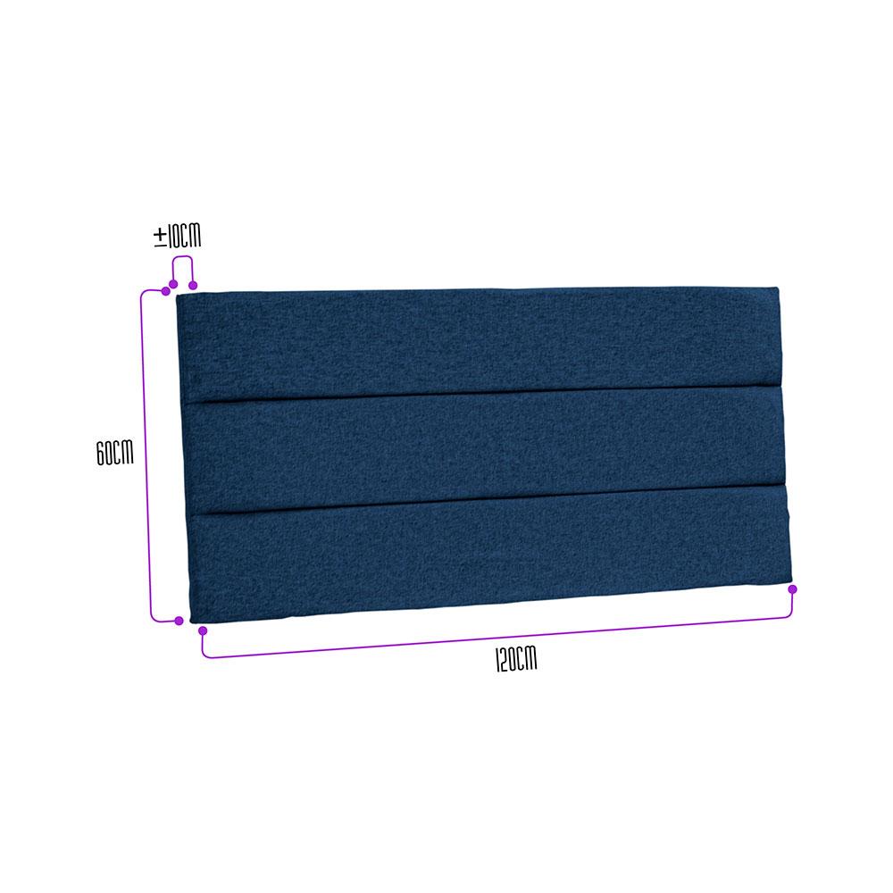 Cabecero Flotante 120X60 Portofino Para Cama Semidoble Azul img #4