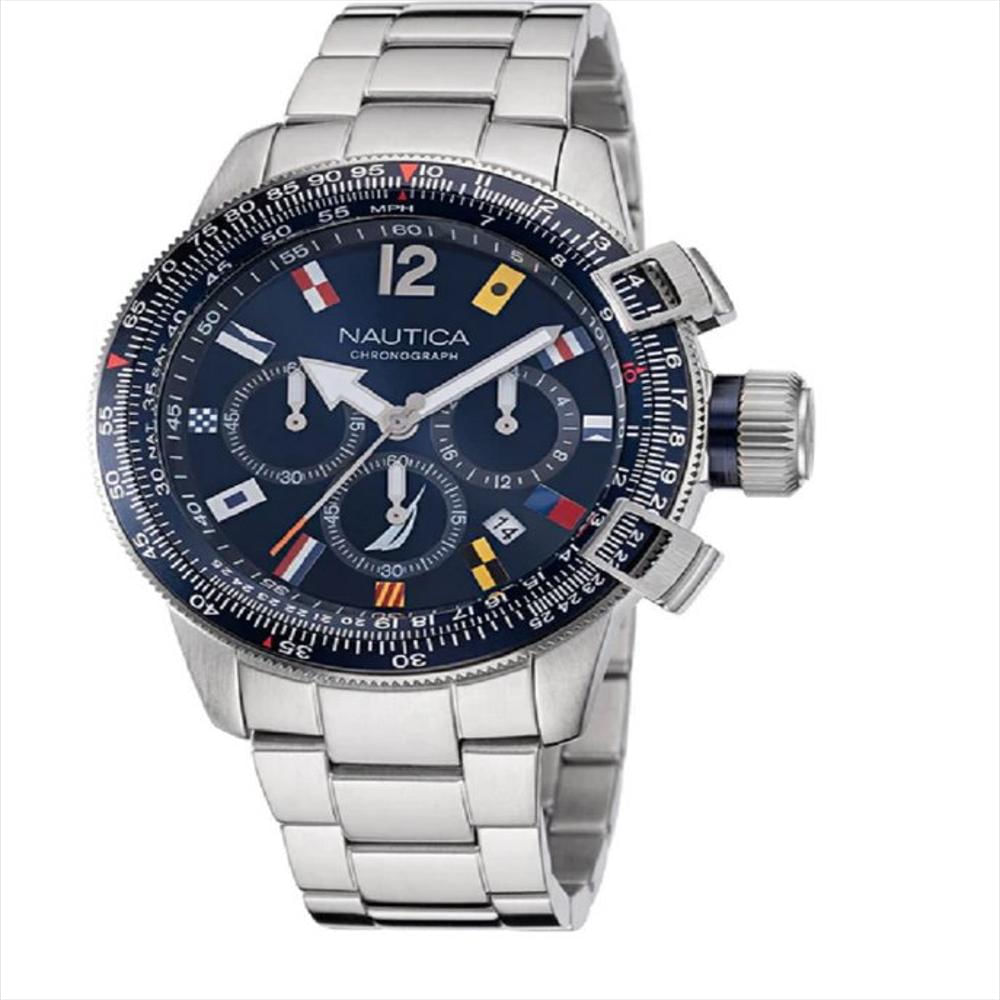 Reloj Nautica Para Caballeros Modelo Napbff106 Diseño Elegante img #1