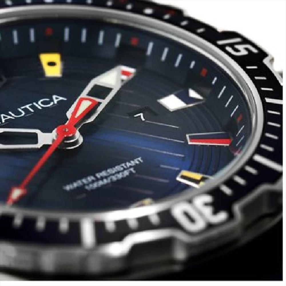 Reloj Náutica Para Caballeros Modelo Napglf001 Diseño Deportivo img #2