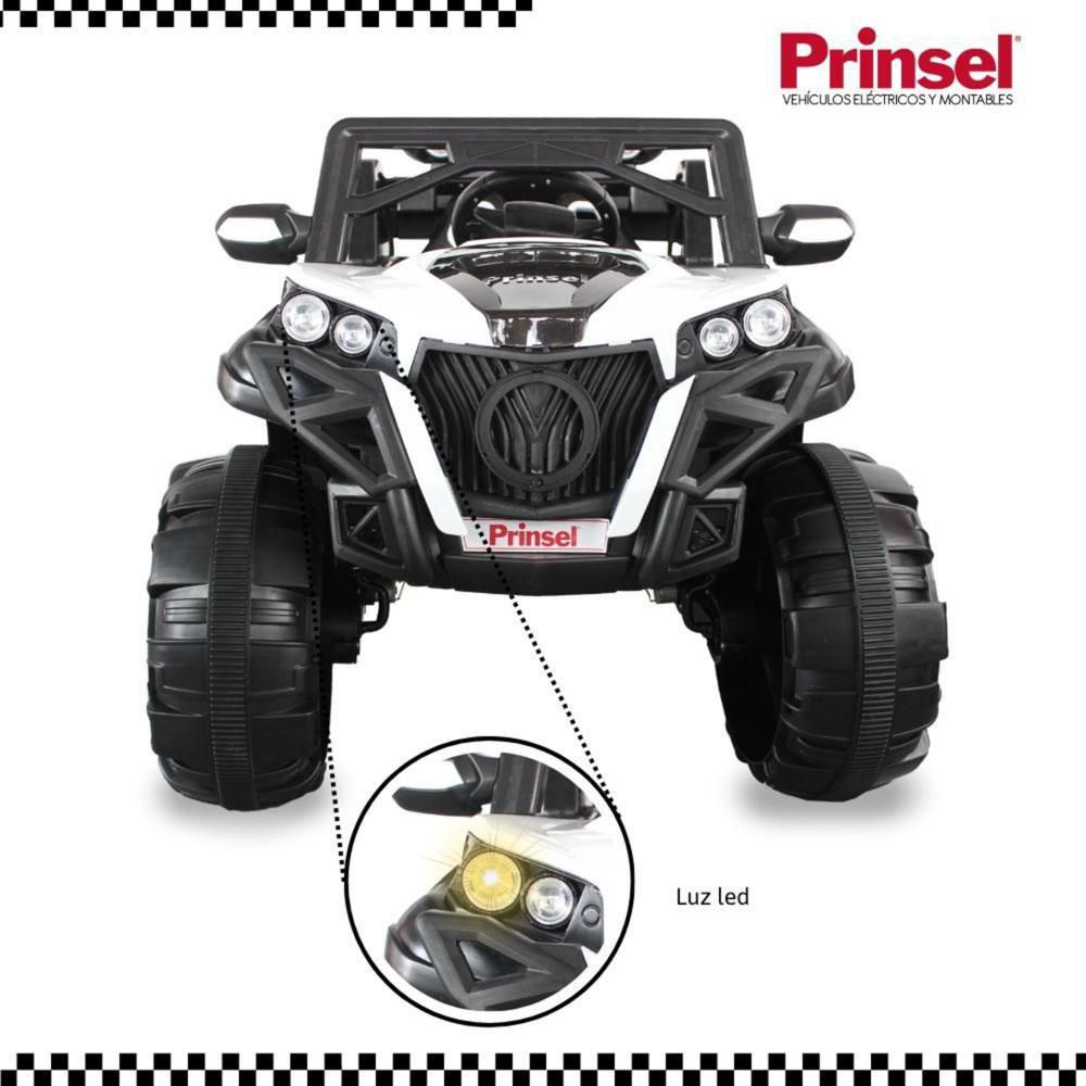 Carro Electrico Para Niños Vehiculo Uvt Raptor 12 Voltios Blan PRINSEL img #3