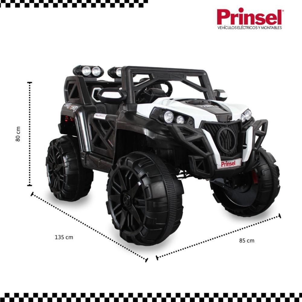 Carro Electrico Para Niños Vehiculo Uvt Raptor 12 Voltios Blan PRINSEL img #4